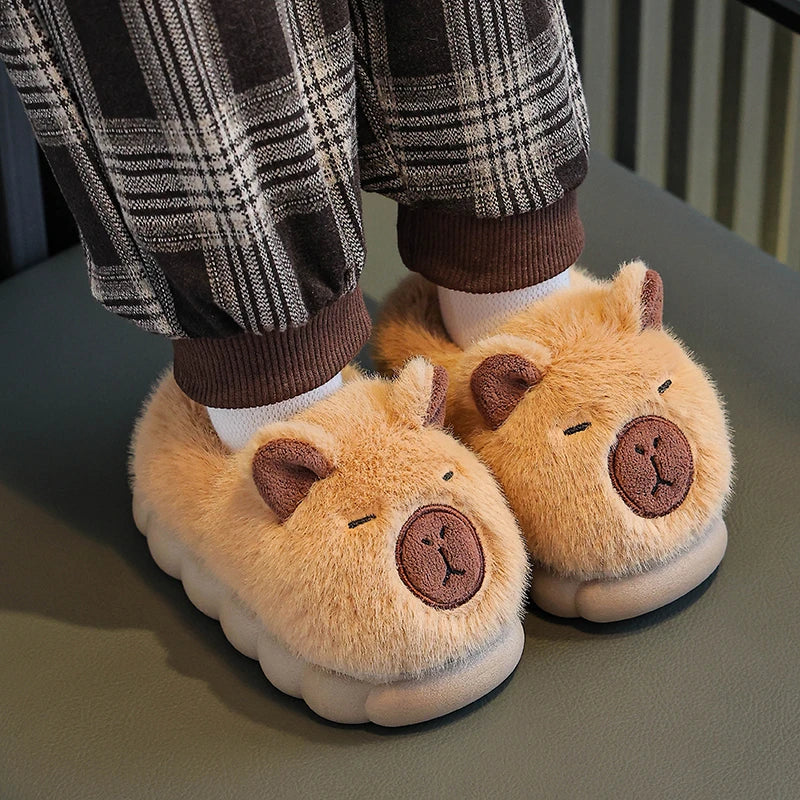 Pantuflas de Capibara Suaves: Comodidad y Estilo en Casa (2T+)