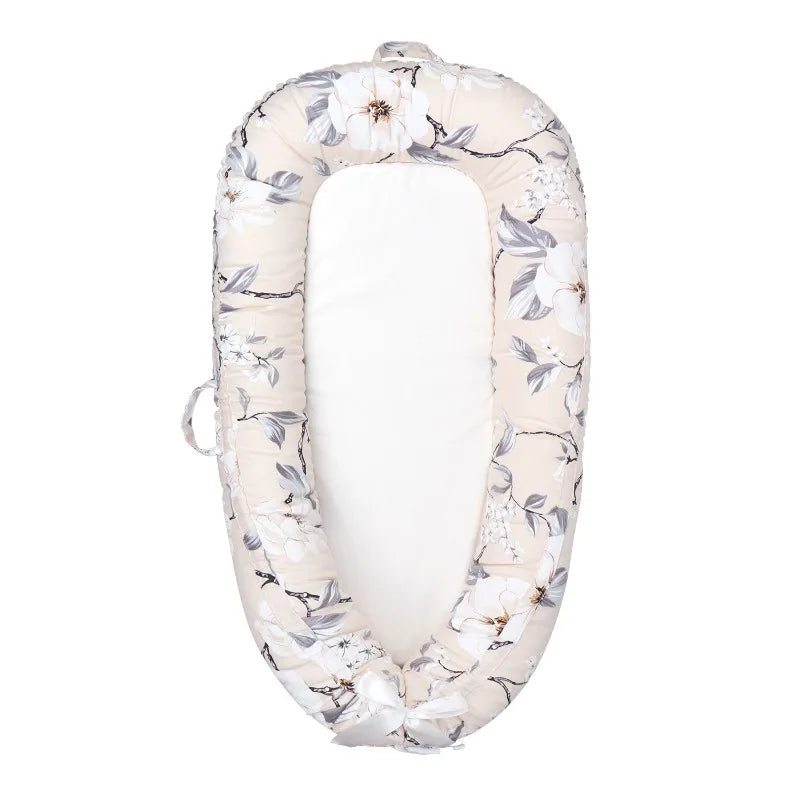 Nido Portátil Desmontable Anti-Vuelco para Bebé (0-18 Meses) con Tapete Refrescante