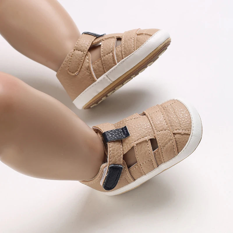 Sandalias de Piel "Primeros Pasos" - Comodidad y Estilo para tu Bebé (0-18M)
