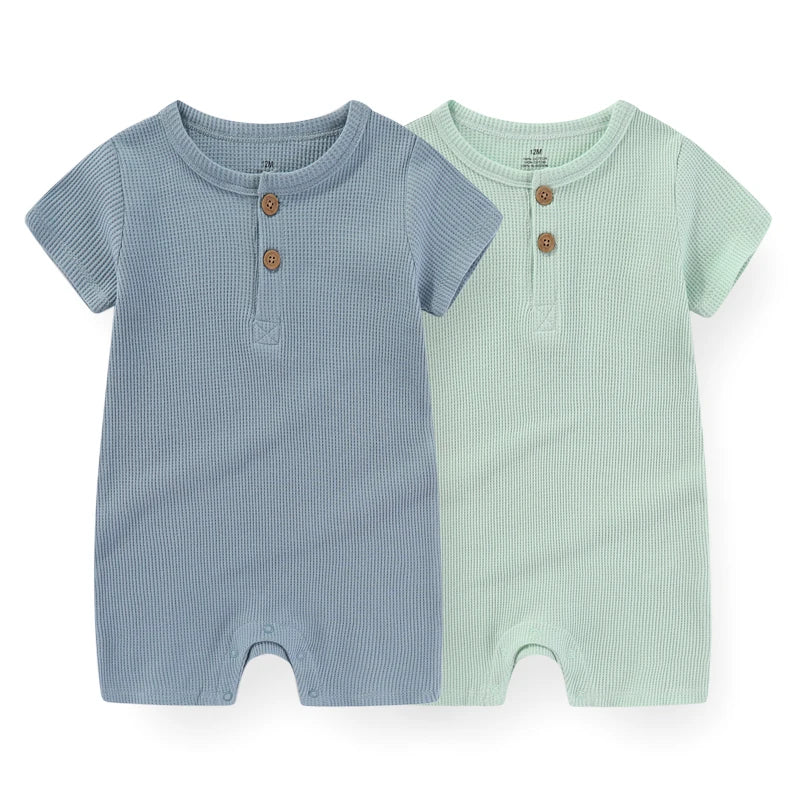 Body Básico de Algodón 100%  - Manga Corta y Color Sólido