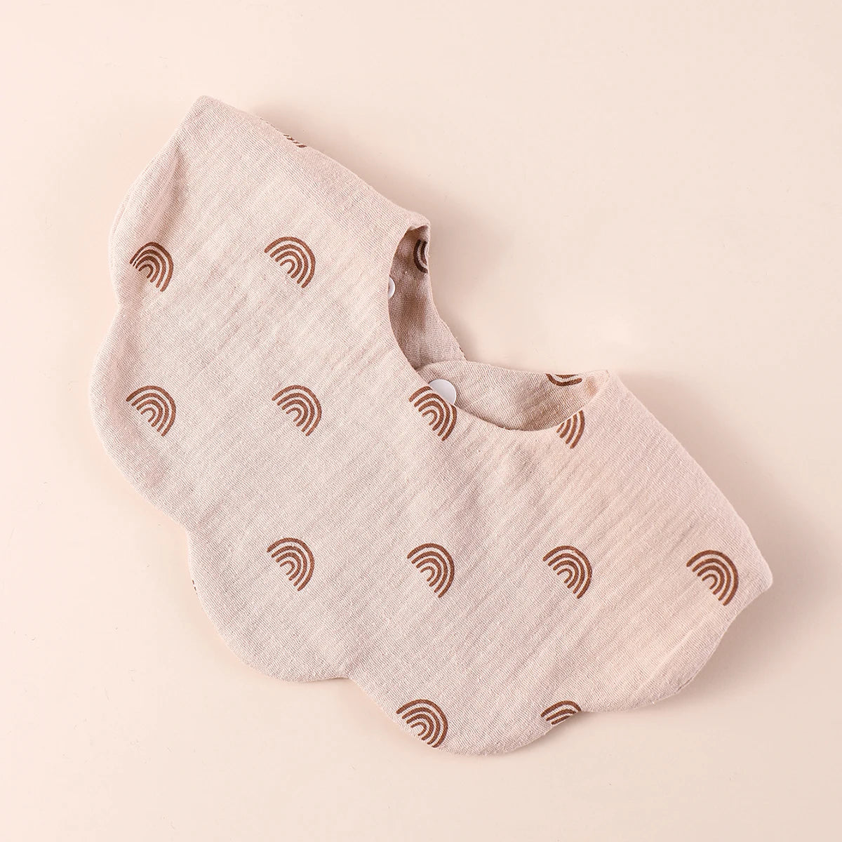 Babero Bandana de Algodón: Suave, Absorbente y de Color Sólido