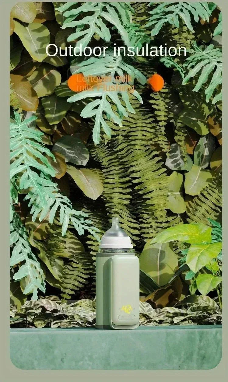 Calentador de Biberones Portátil Recargable (Dos versiones) | Control Electrónico de Temperatura (37°C a 55°C)