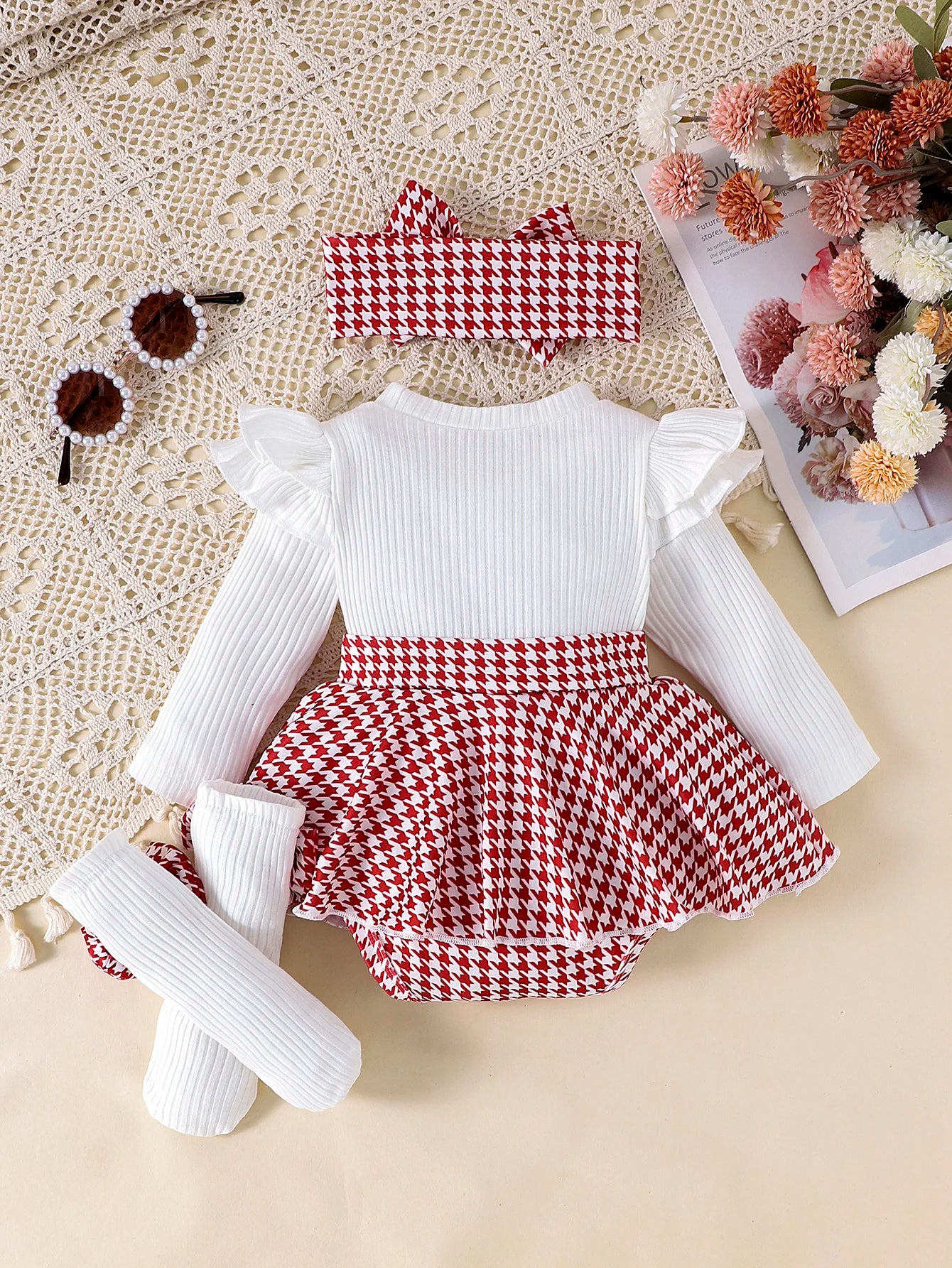 Conjunto de Otoño 3 Piezas para niña: Estilo y Dulzura