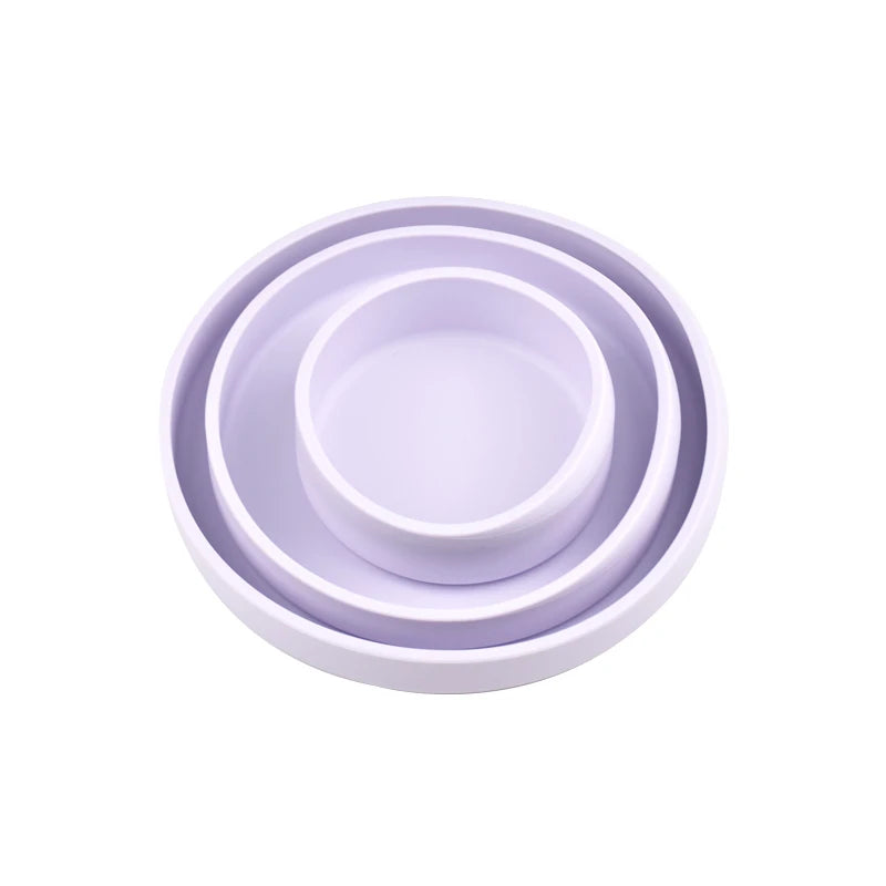 Set de 3 Platos y Cuencos de Silicona Premium | Libres de BPA