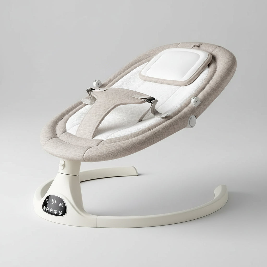 Cuna Mecedora Eléctrica Multifuncional 3 en 1 (Control Inteligente y APP)