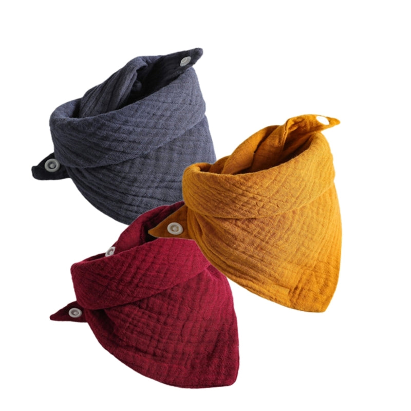 Set de 3 Baberos de Muselina | Súper Suaves y Absorbentes