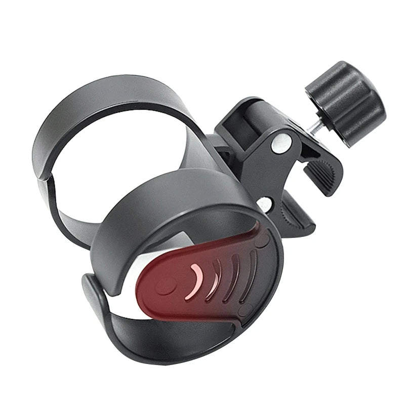 Soporte para bebidas con rotación de 360 grados.