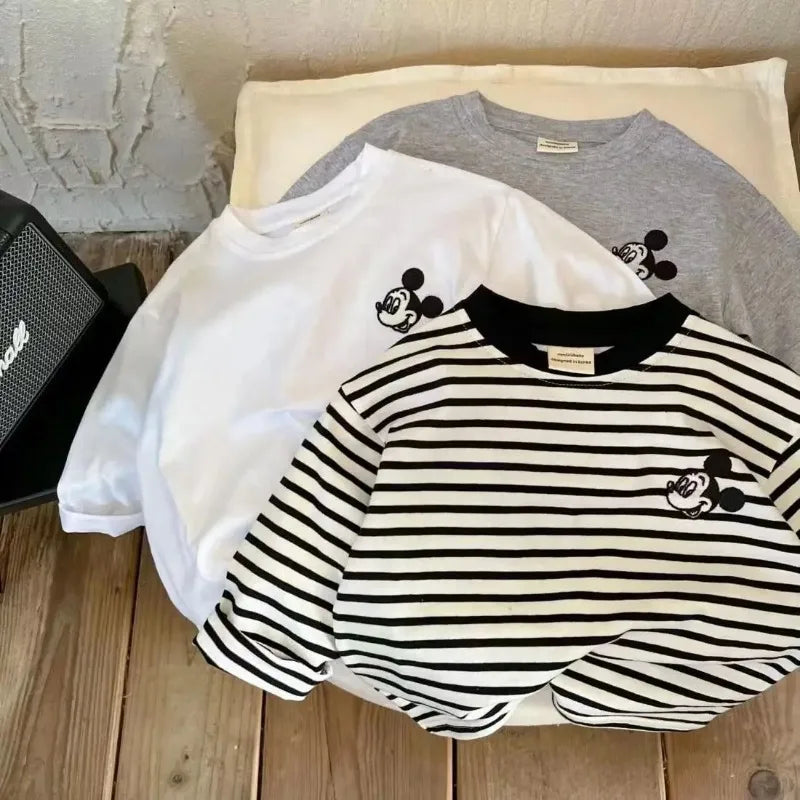 Conjunto Mickey Mouse  | Camiseta Manga Raglan y Pantalón (0 a 13 años)