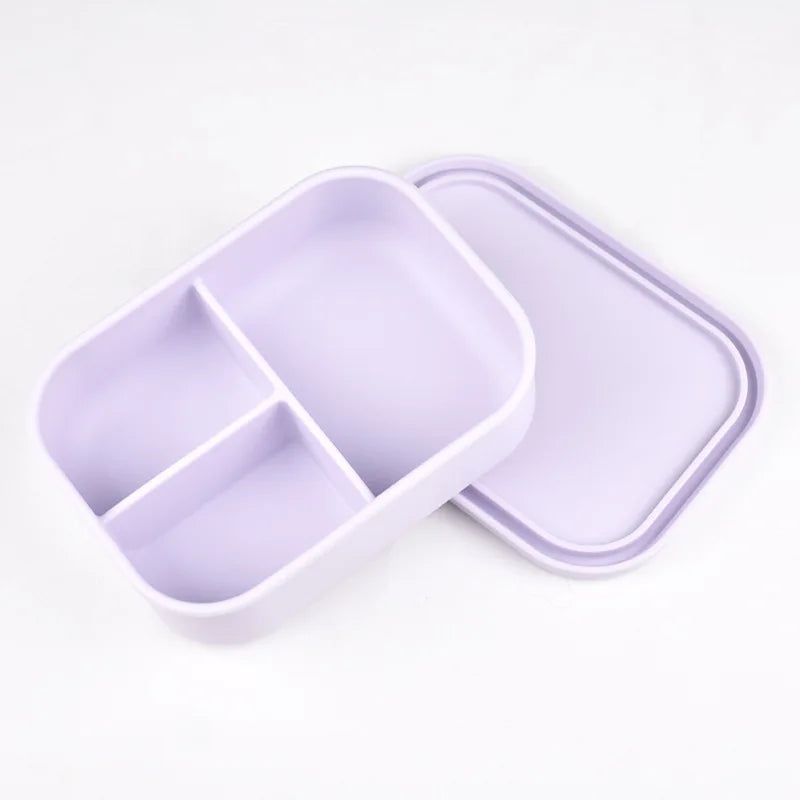 Caja Bento de Silicona  |  Compartimentos a Prueba de Fugas
