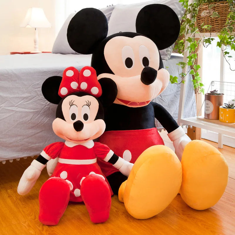 Peluches Disney : Mickey Mouse y Minnie (30-70 cm)