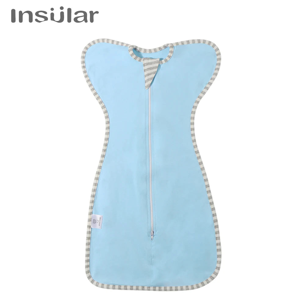 Saco de Dormir Insular de Algodón para Bebé Recién Nacido (Pijama y Manta Envolvente)Descripción del P