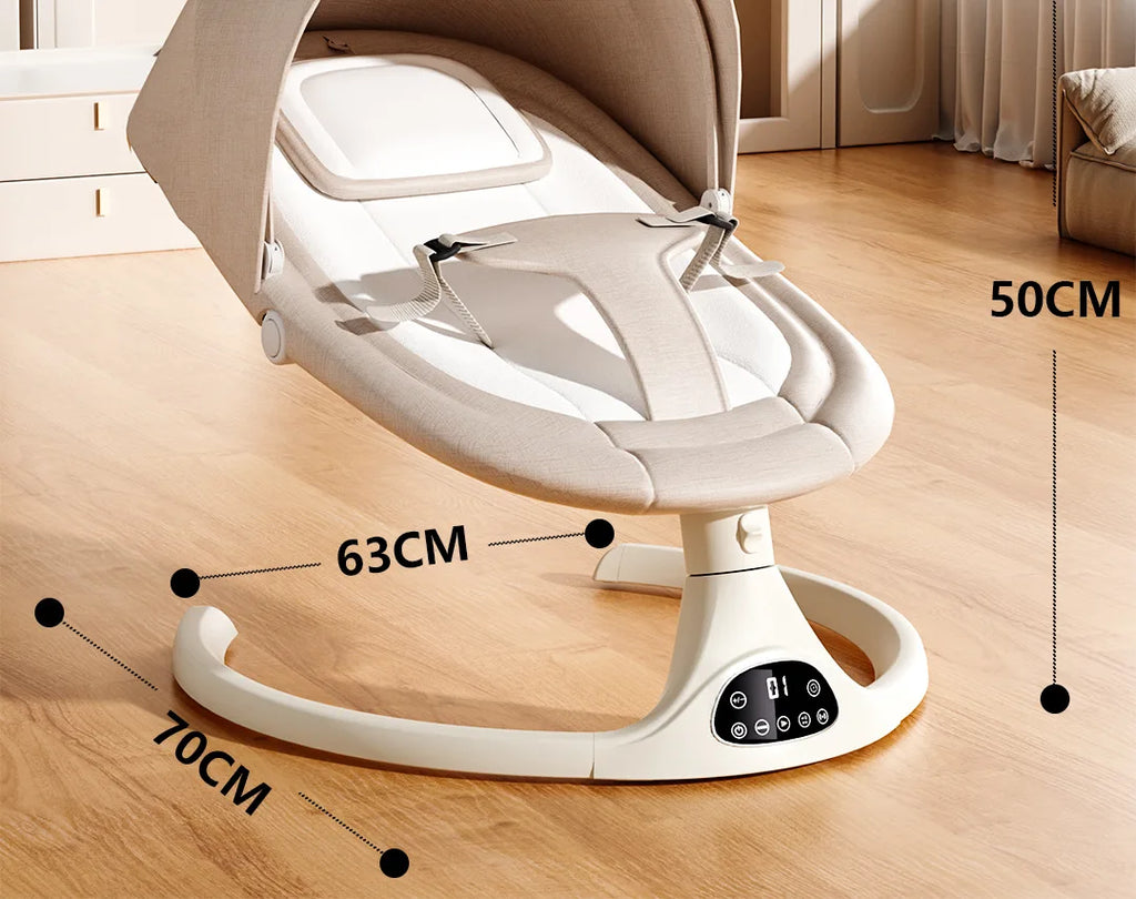Cuna Mecedora Eléctrica Multifuncional 3 en 1 (Control Inteligente y APP)