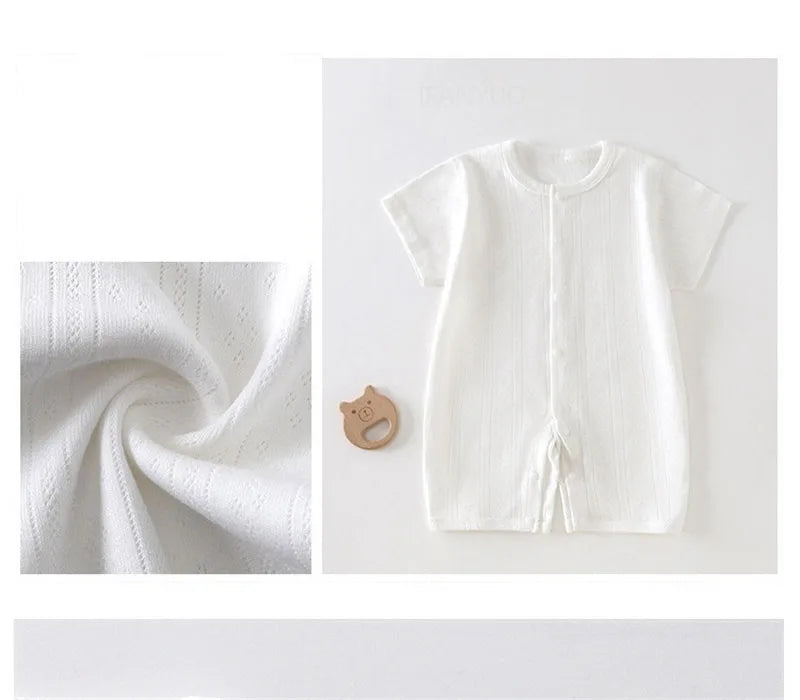 Mameluco de Malla Transpirable "Air-Flow" - Frescura Absoluta para el Sueño y Gateo