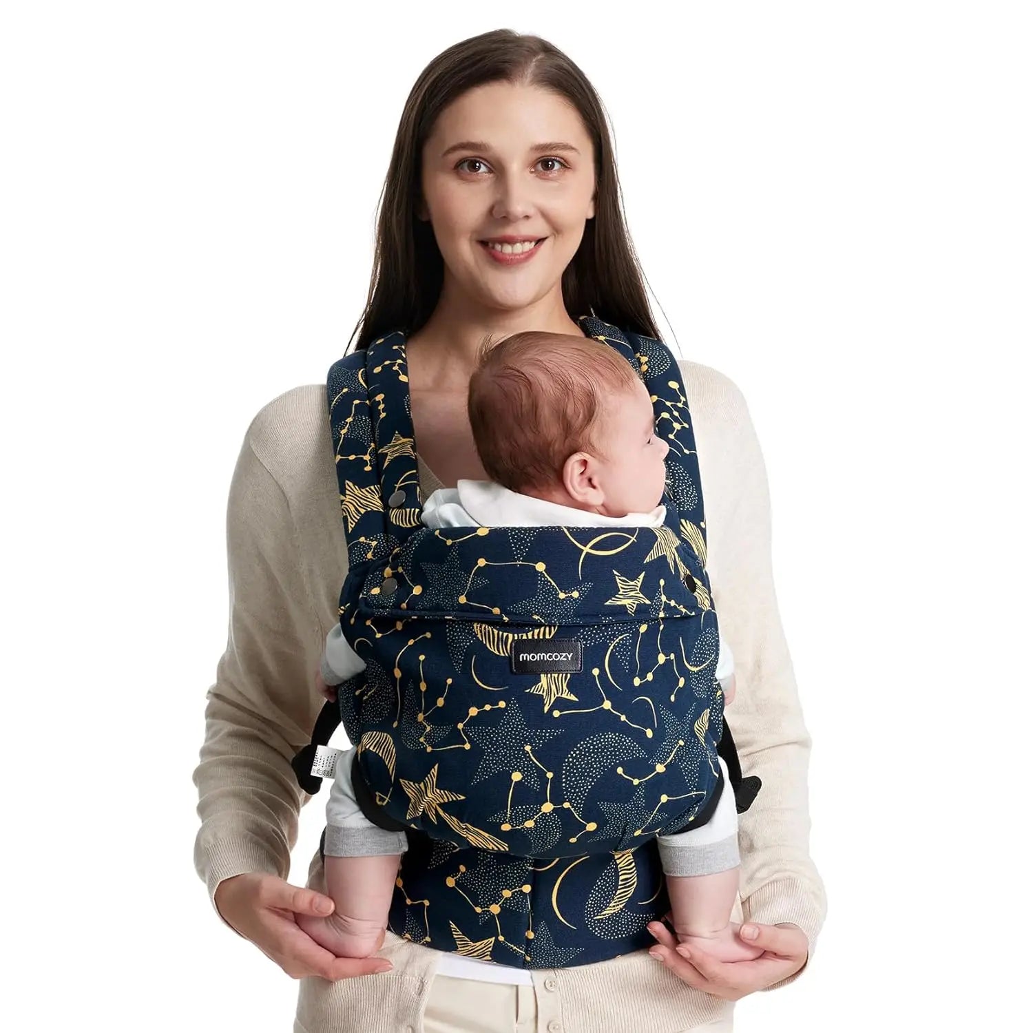 Mochila Portabebés Momcozy Ergonómica | Súper Cómoda y Ligera