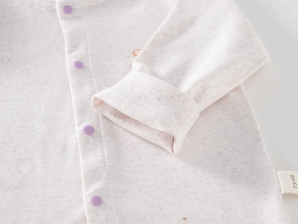 Mameluco Básico de Algodón 100% con Botones (Estilo 'Lounge')