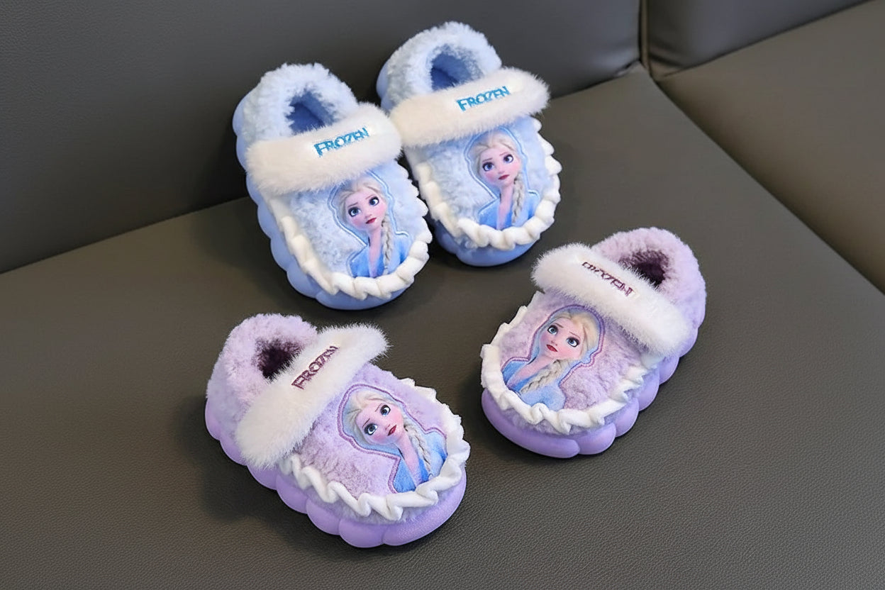 Pantuflas Mágicas de Elsa (Frozen) – Calidez y Fantasía (2.5T-9T)