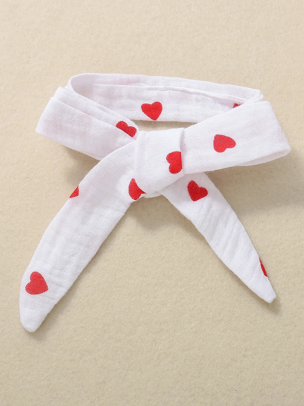 Vestido de Cuello Redondo con Corazones | Ocasiones Especiales y San Valentín (0-24M)