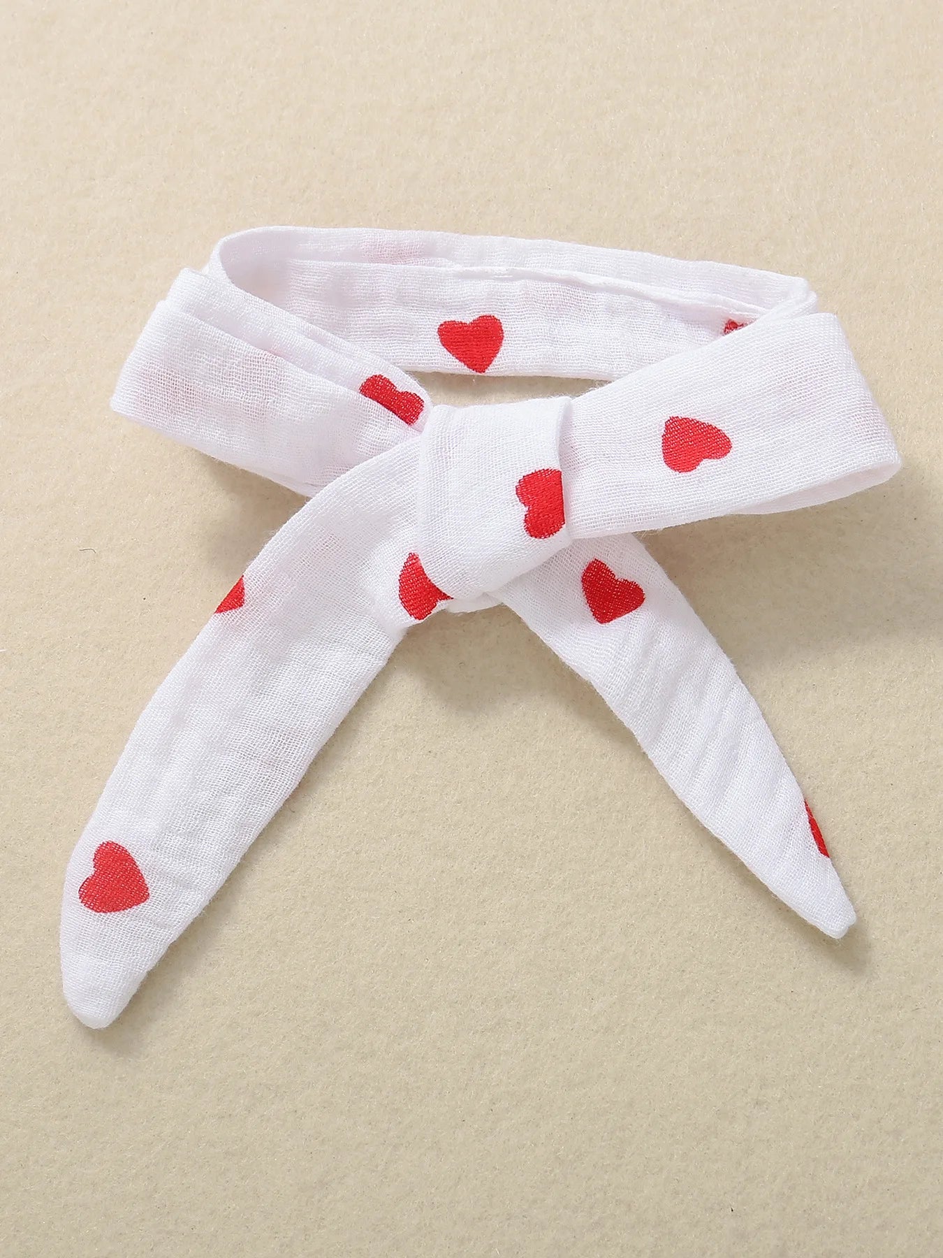 Vestido de Cuello Redondo con Corazones | Ocasiones Especiales y San Valentín (0-24M)
