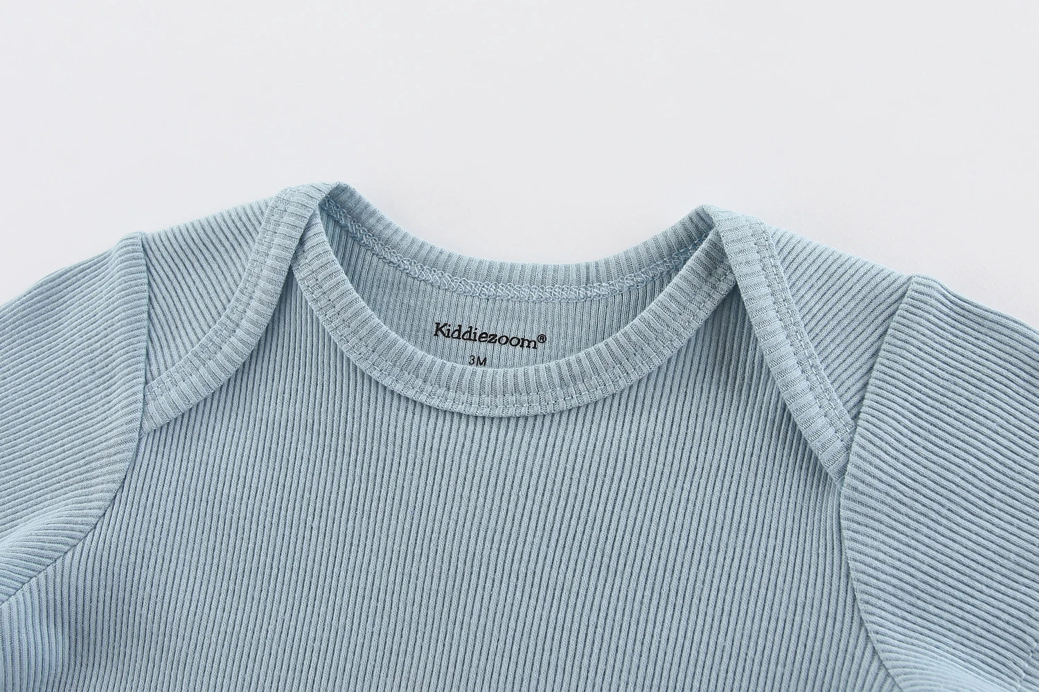 Set de 6 Bodys de Algodón Unisex - Manga Corta y Color Sólido (0-12M)