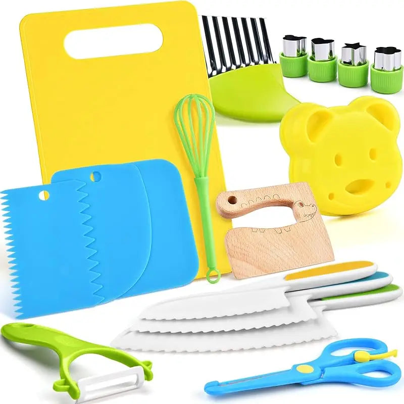 Utencilios Montessori de cocina para niños