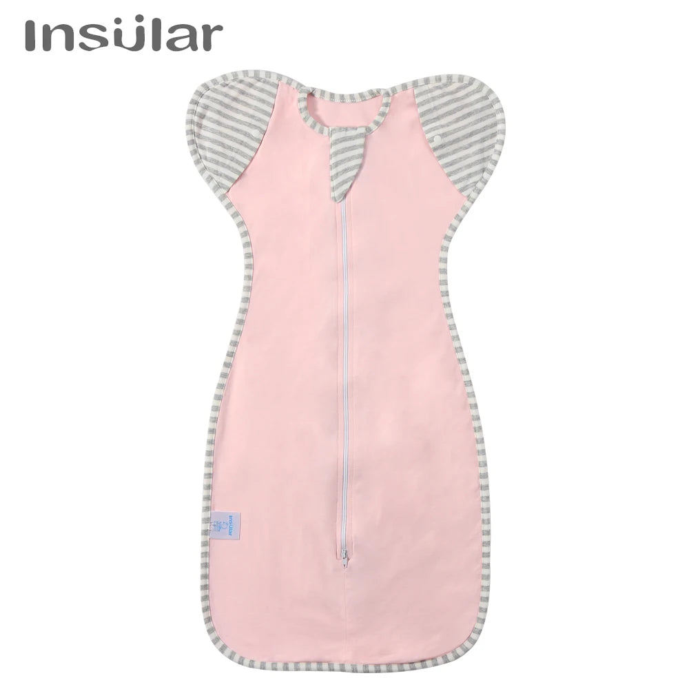 Saco de Dormir Insular de Algodón para Bebé Recién Nacido (Pijama y Manta Envolvente)Descripción del P