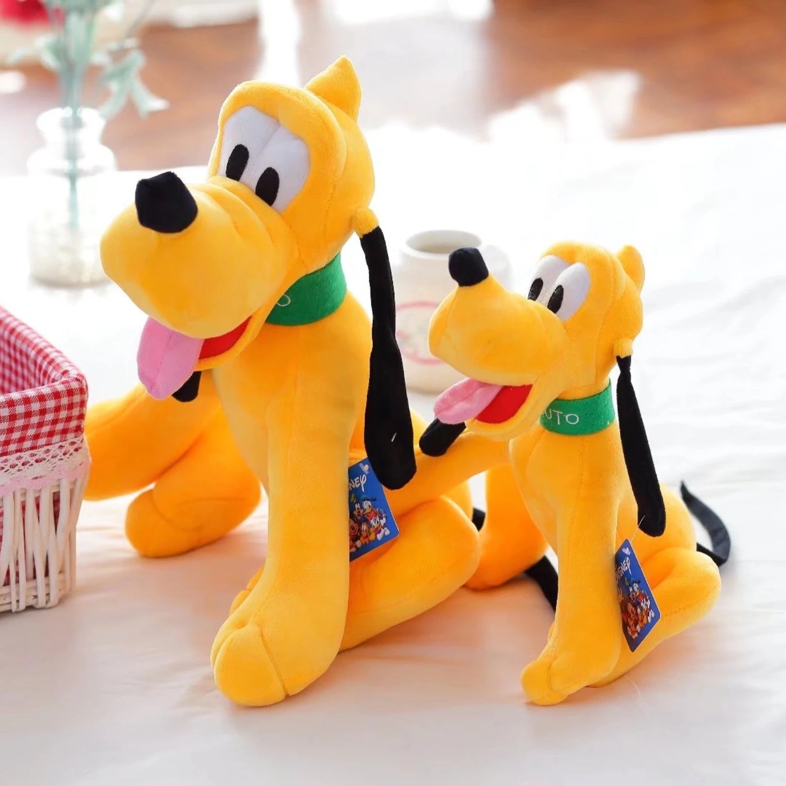Peluche de Pluto y Goofy (30-70cm) - ¡El Abrazo más Tierno de Disney!