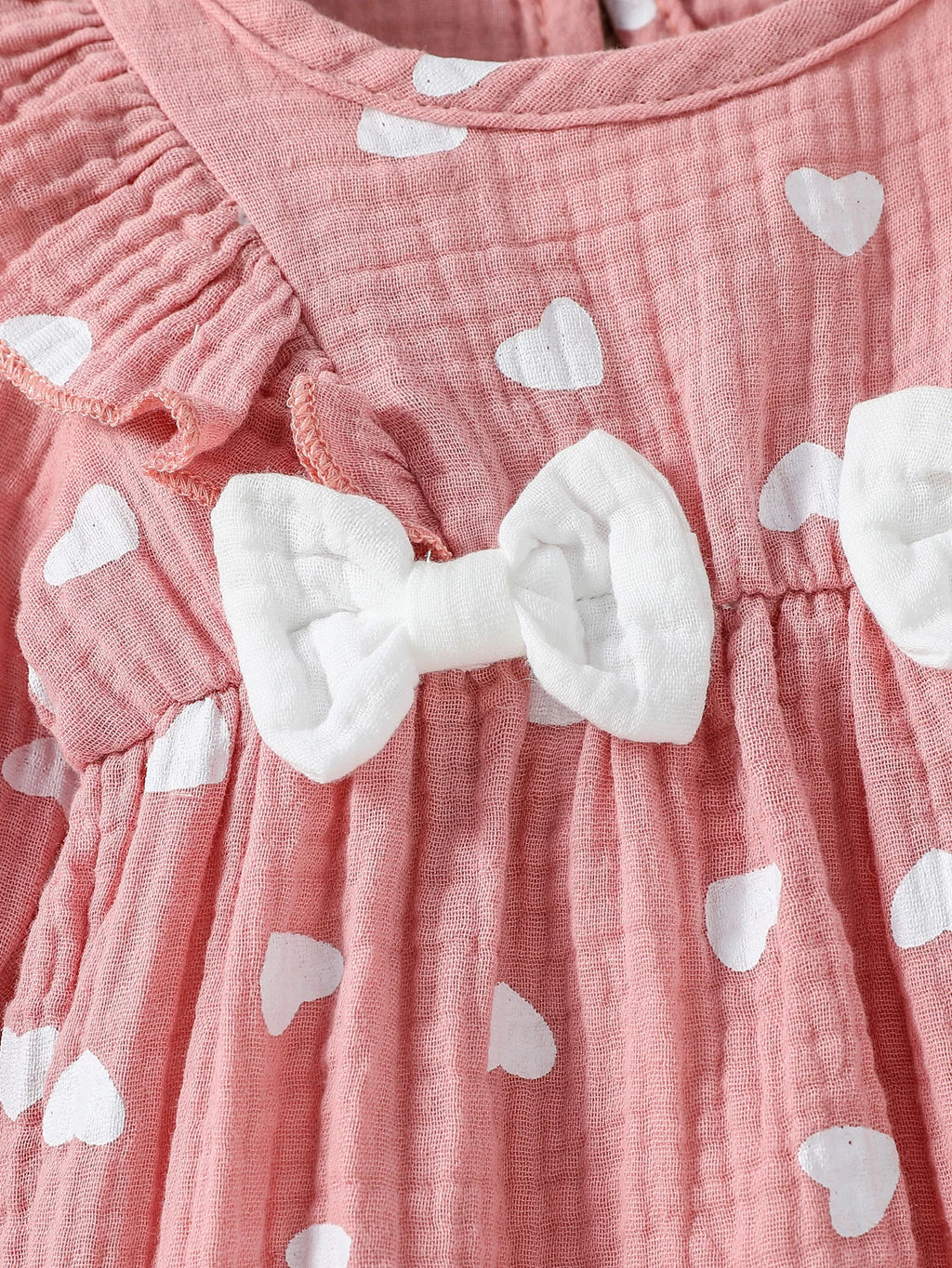 Mameluco de niña diseño Floral (0-6M): Comodidad 100% Algodón y Diadema a Juego