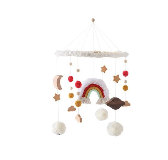 Móvil Giratorio para Cuna: Estimulación Visual y Figuras con Temáticas Variadas