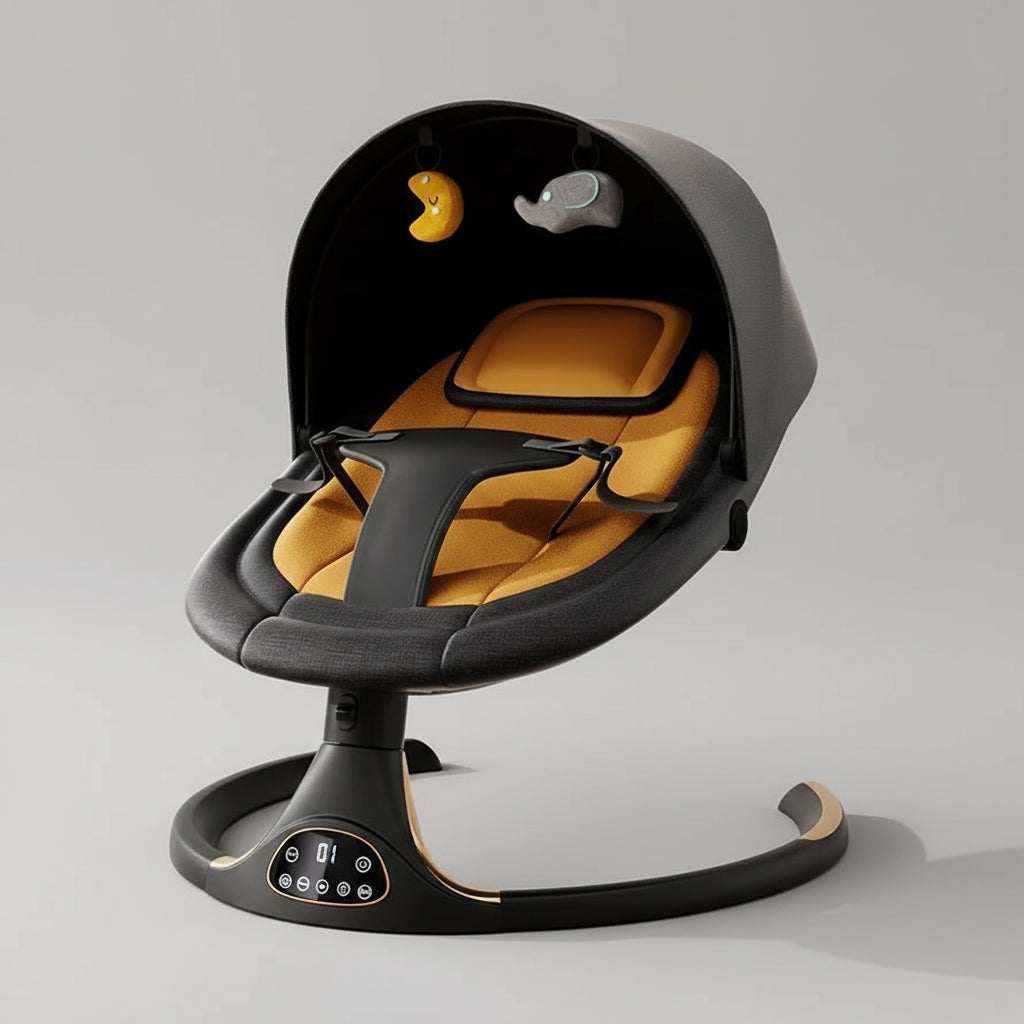 Cuna Mecedora Eléctrica Multifuncional 3 en 1 (Control Inteligente y APP)