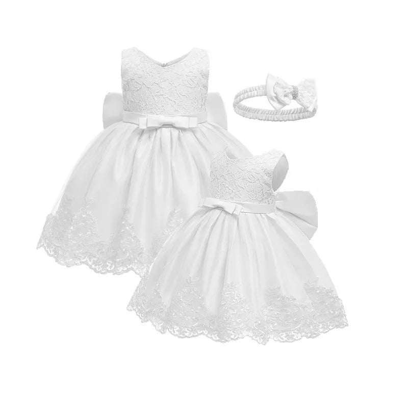 Vestido de Princesa Rojo para Bebé:  Navidad y Fiesta (0-24M)