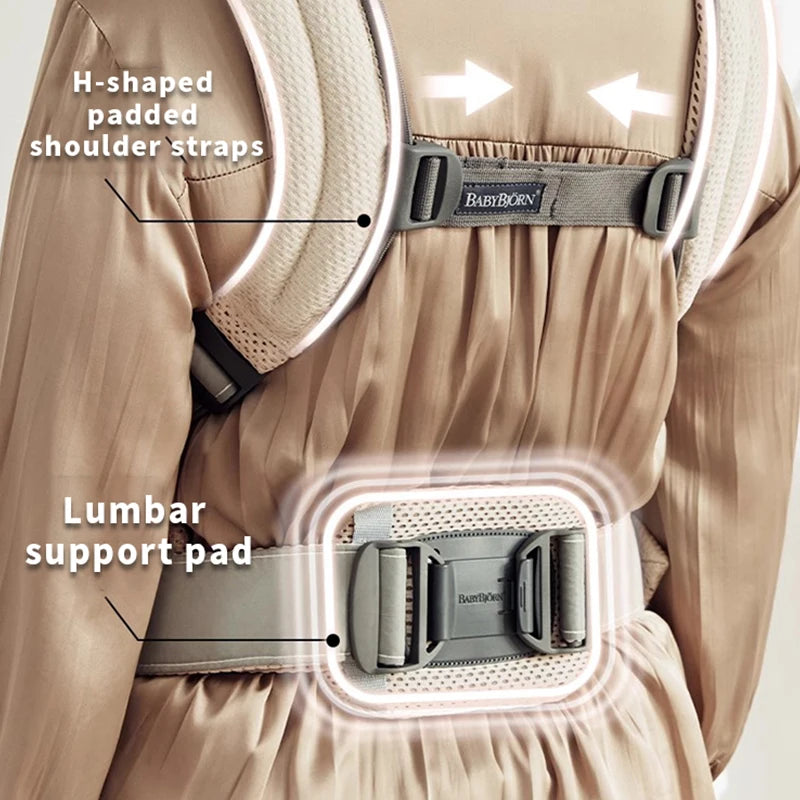 Portabebés BabyBjorn de Malla 3D - Ergonomía 3 en 1 para Recién Nacidos y Niños Pequeños
