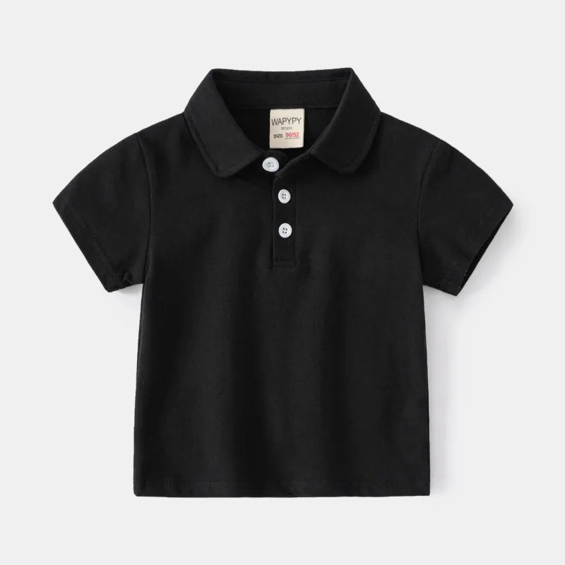 Playera Tipo Polo para Niño | Cuello Clásico y Bolsillo (12 Meses a 7 Años)