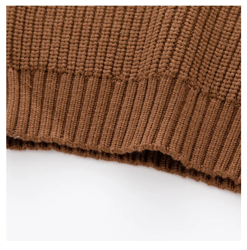 Suéter de Punto Grueso: Jersey Básico y Cálido (Unisex 0-6 años)