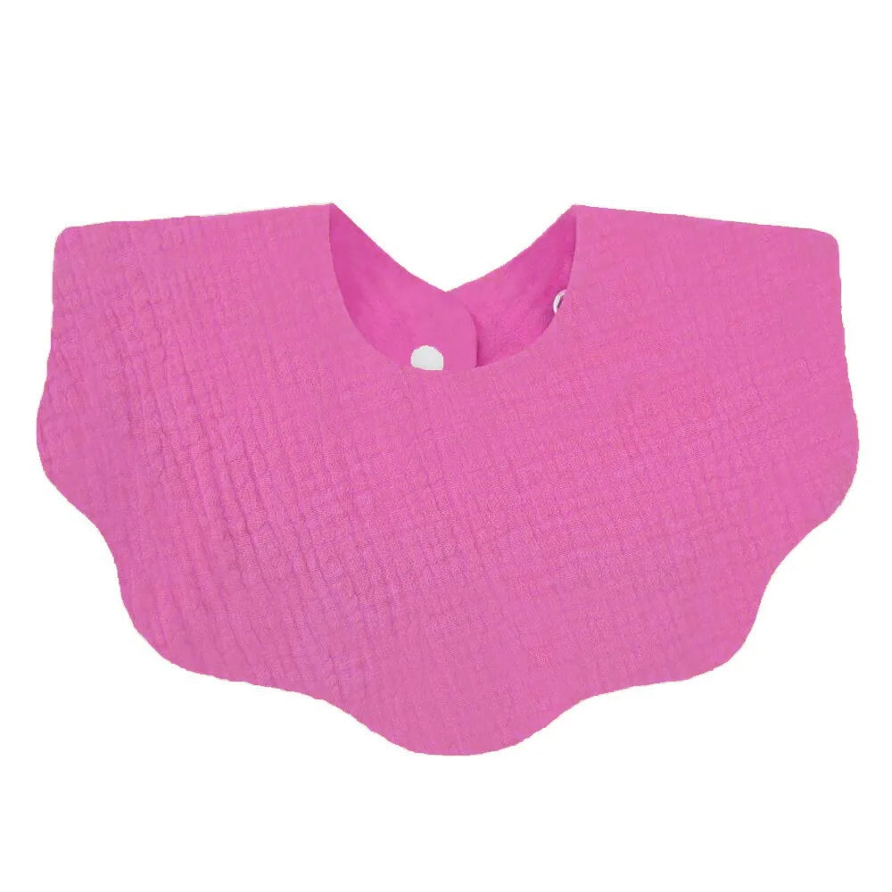 Babero Bandana de Algodón: Suave, Absorbente y de Color Sólido