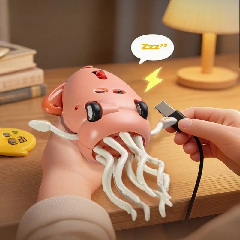 Calamar Bailarín Mágico | ¡Diversión Interactiva con luz y sonido!