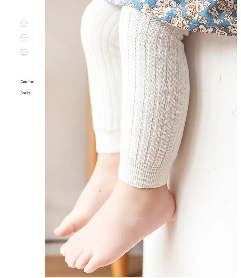 Leggings de Punto Unisex – Algodón Elástico (0 a 6 años)