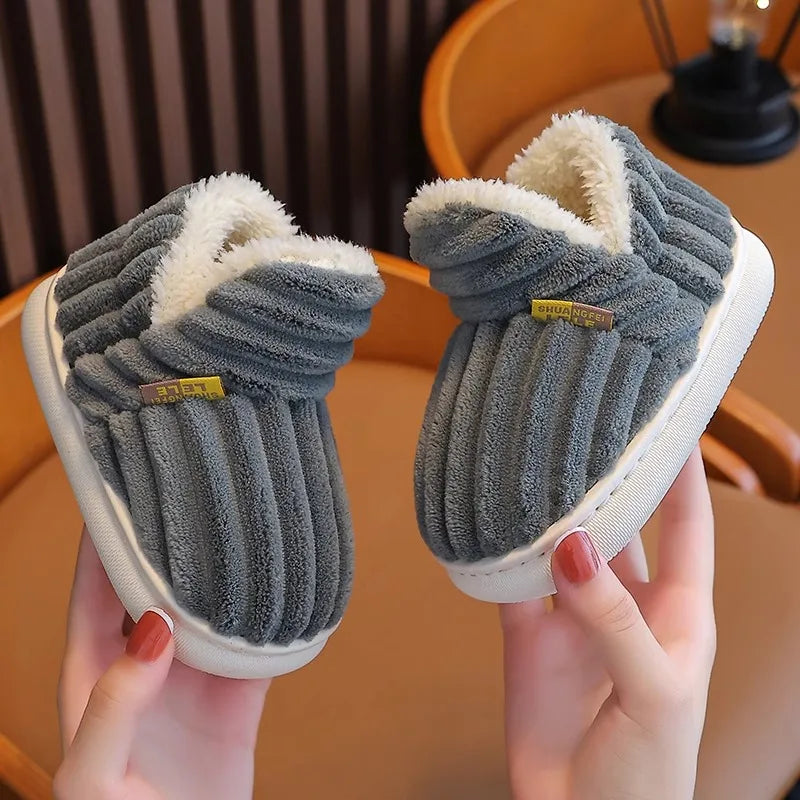 Zapatillas de Algodón Felpadas Antideslizantes para Toda la Familia (2T+)