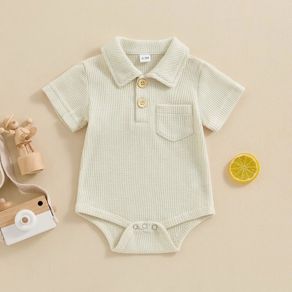 Body Polo para Bebé Niño - Algodón Suave y Estilo Diario