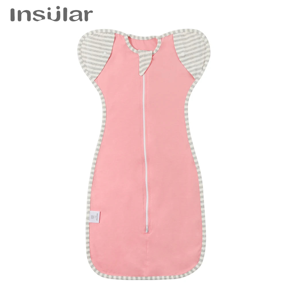 Saco de Dormir Insular de Algodón para Bebé Recién Nacido (Pijama y Manta Envolvente)Descripción del P