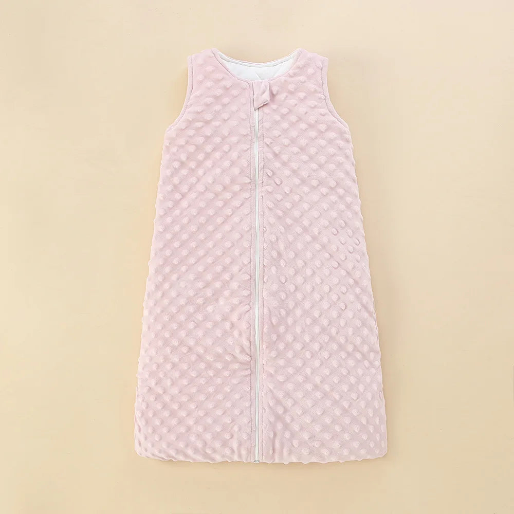 Saco de Dormir Chaleco (0-12M): Franela Suave, Sin Mangas y Cierre Doble