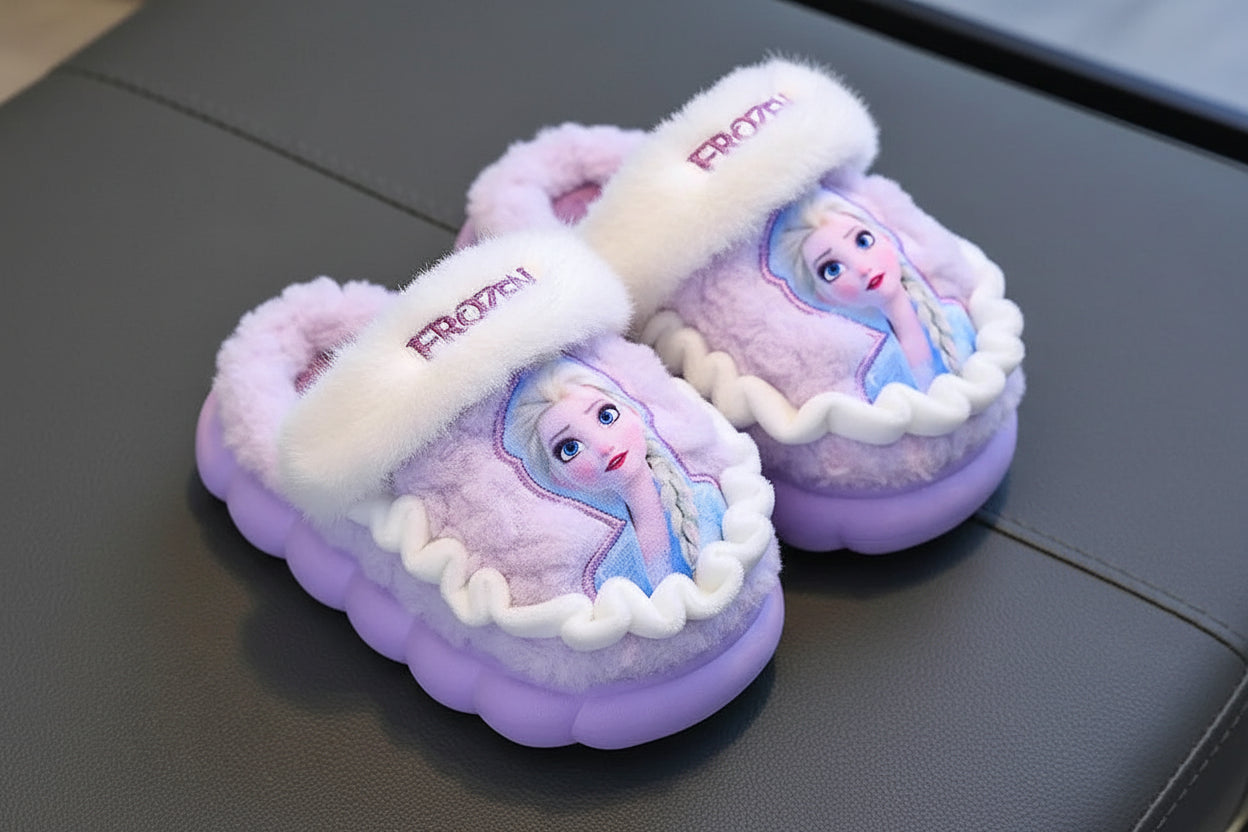 Pantuflas Mágicas de Elsa (Frozen) – Calidez y Fantasía (2.5T-9T)