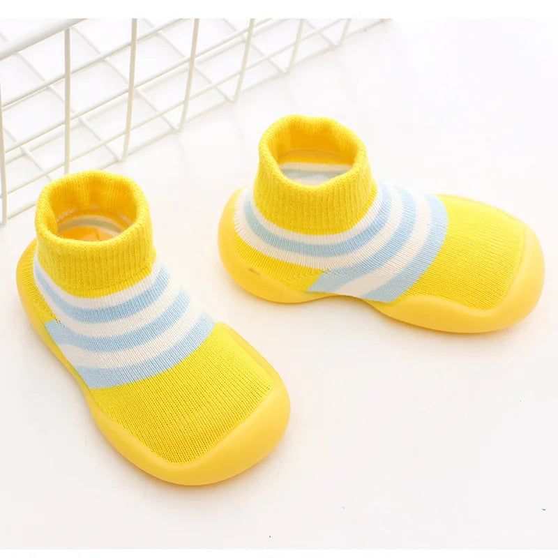 Calceta-Zapato para Primeros Pasos - Suela de Goma Antideslizante (6M-4T)