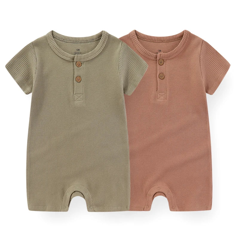 Body Básico de Algodón 100%  - Manga Corta y Color Sólido