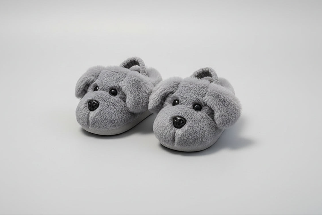Pantuflas Animadas "Amigos Peluditos" – Ternura y Calidez (12M-6T)