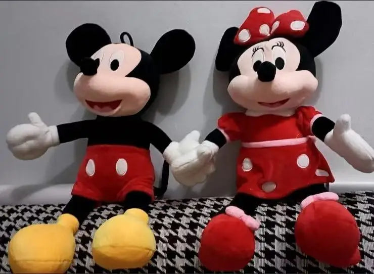 Peluches Disney : Mickey Mouse y Minnie (30-70 cm)