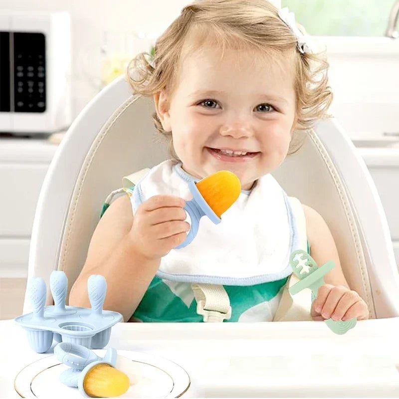 Molde de silicona para mordedera tipo paleta | Silicona Sin BPA, Alimentación y Dentición