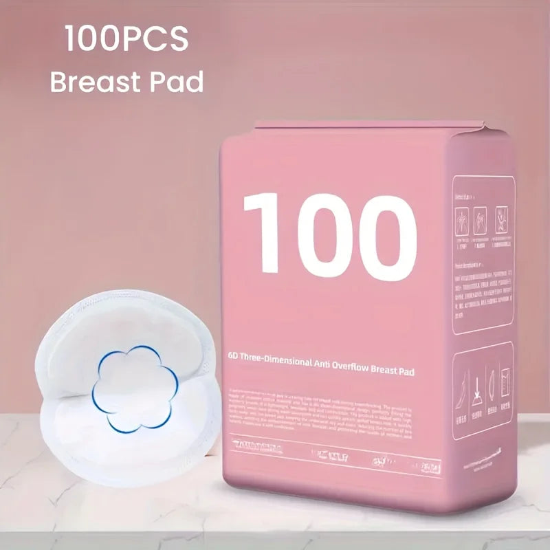 100 Pzas. Almohadillas de Lactancia Desechables | Ultra Finas y Transpirables