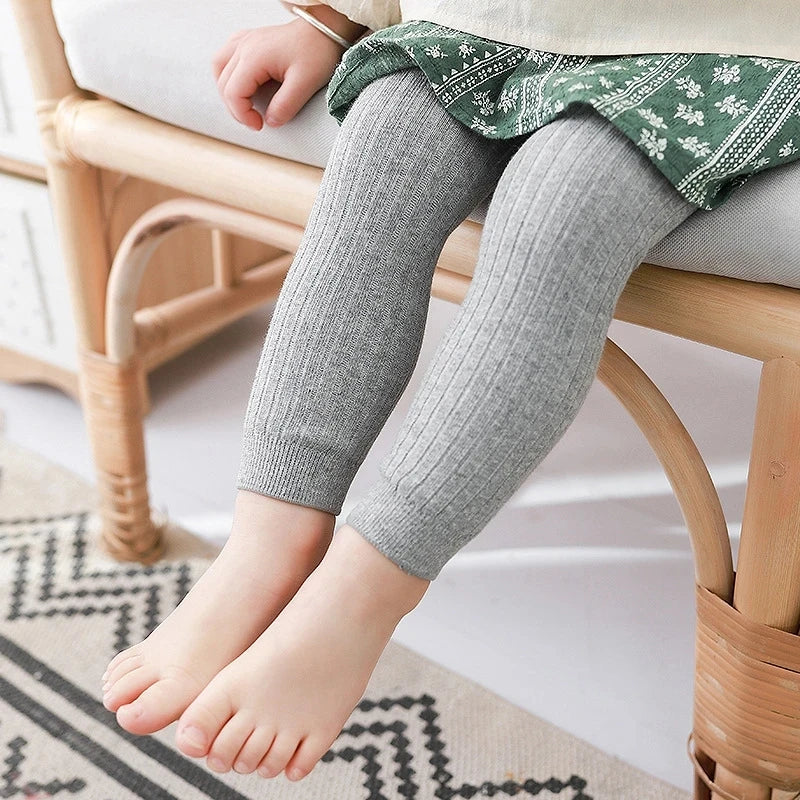 Leggings de Punto Unisex – Algodón Elástico (0 a 6 años)
