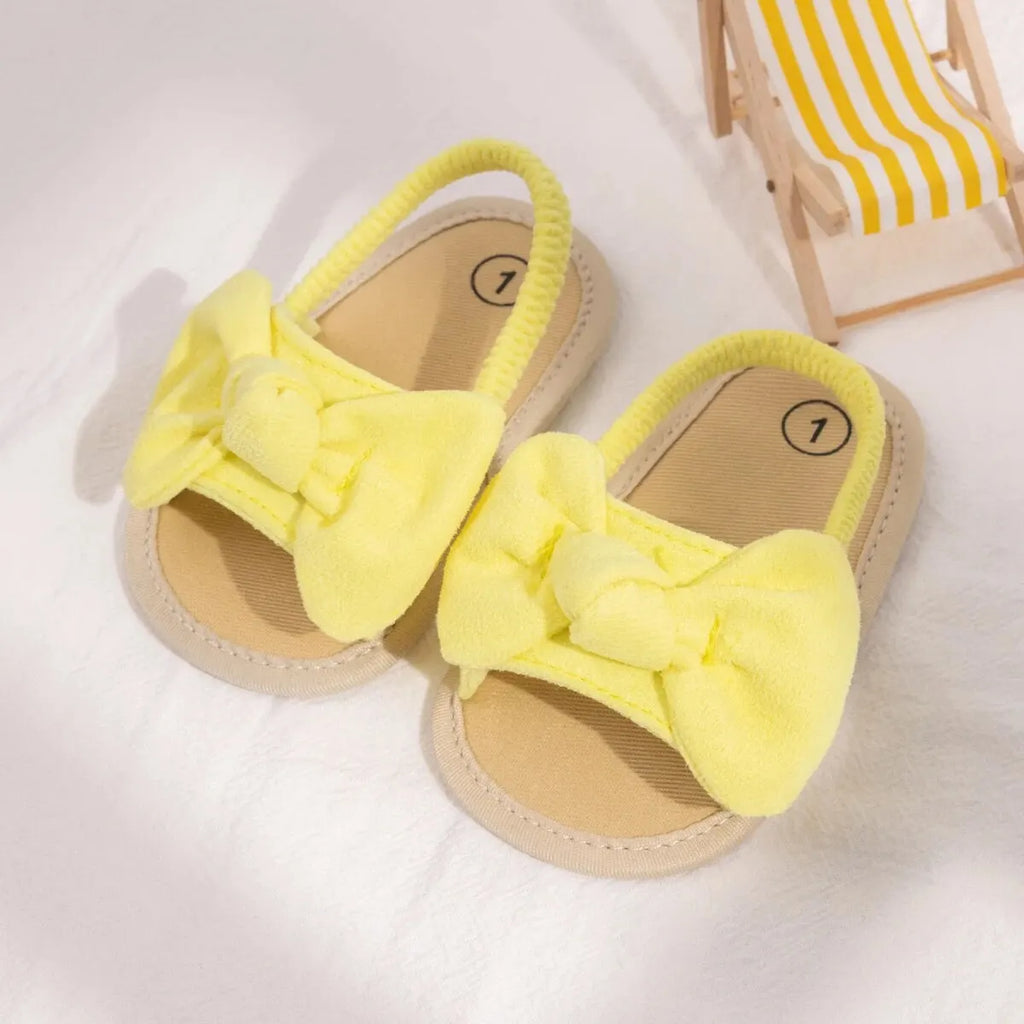 Sandalias Transpirables con Lazo de Mariposa: Comodidad de Algodón y Estilo Veraniego