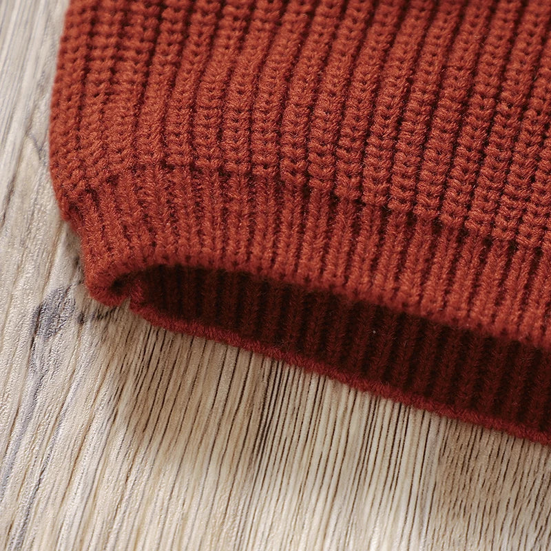 Suéter de Punto Navideño para Bebé - Diseño Alce